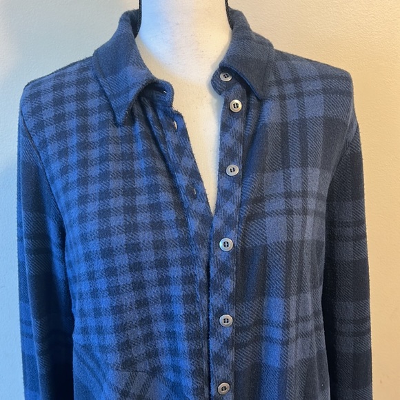 Soft Surrounding flannel button up shirt - Picture 2 of 8